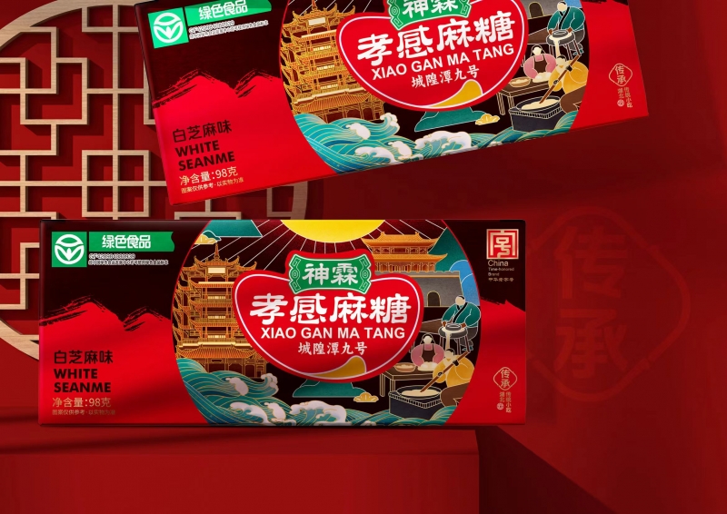 孝感麻糖（白芝麻）