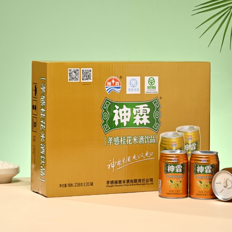 神霖米酒—238gx20听装桂花箱式